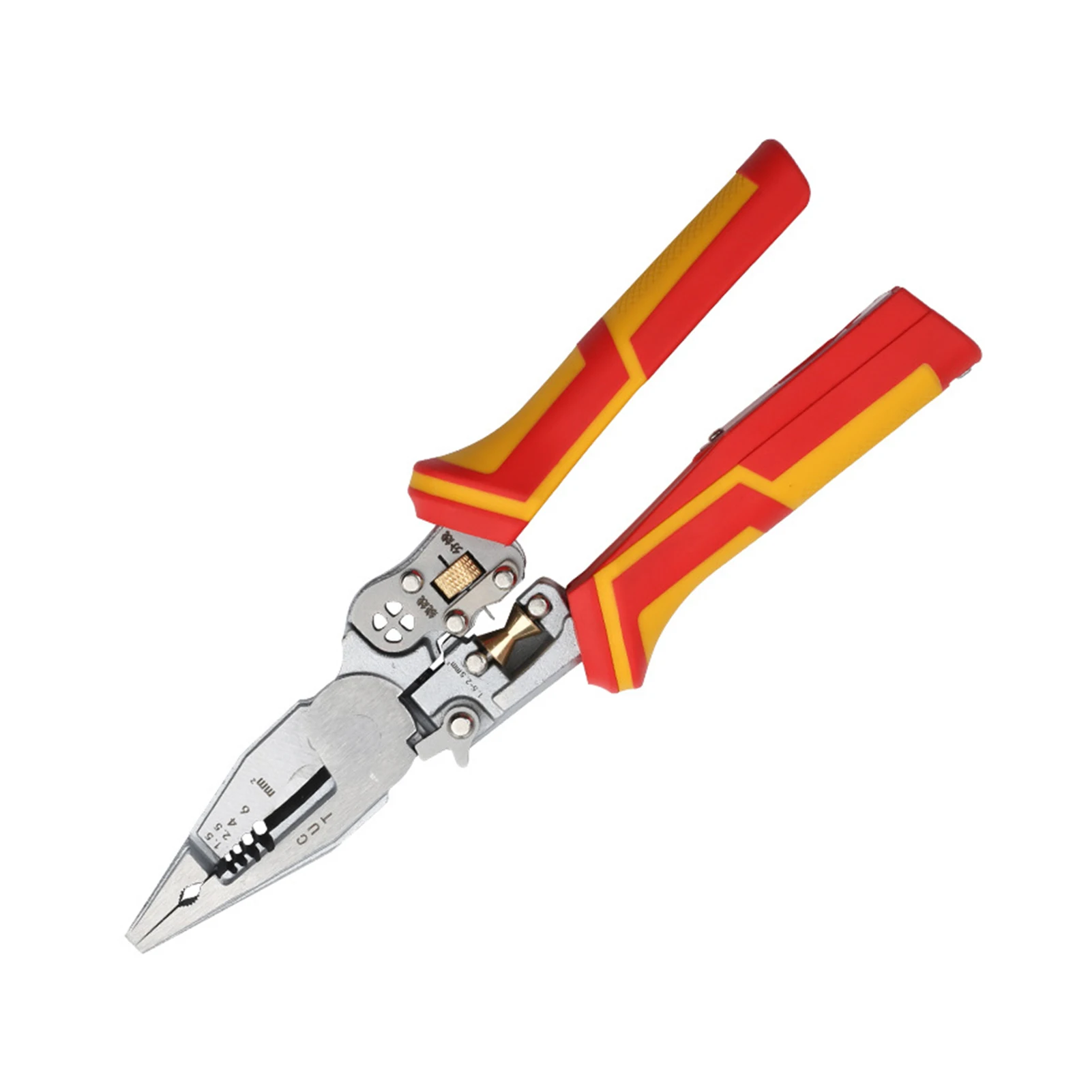 

Прецизионные инструменты для зачистки проводов из нержавеющей стали 9 в 1, инструмент для электрических плоскогубцев, инструмент для зачистки проводов 9 в 1