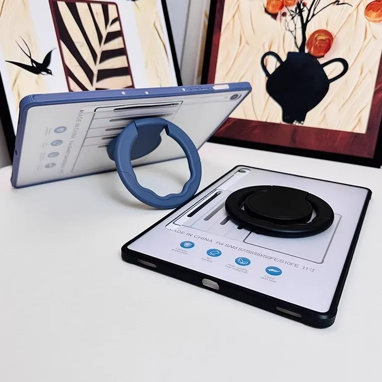 

Матовый чехол с вращением для Samsung Galaxy Tab S10 Lite 10,9 дюйма S10 FE S9 S8 S7 A9 8,7 дюйма, полный защитный чехол с защитой от изгиба