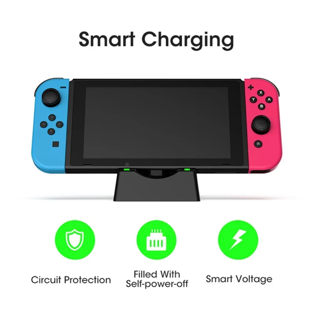 4 in1 Charging Dock For Nintend Switch Joy-con Controller LED Charger For Nintendo Switch Pro Gamepad Charge Stand Switch Lite