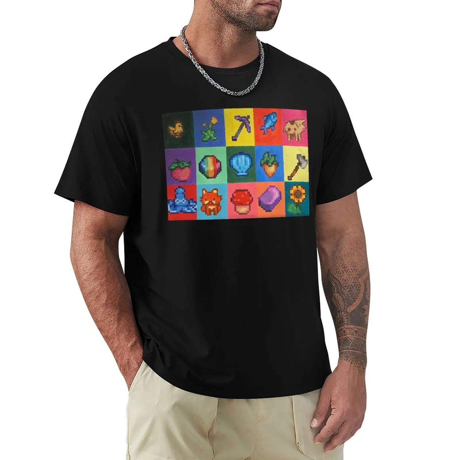 

Stardew Valley PixelArt T-Shirt affliction shirts oversized t shirt anime plus size men clothing