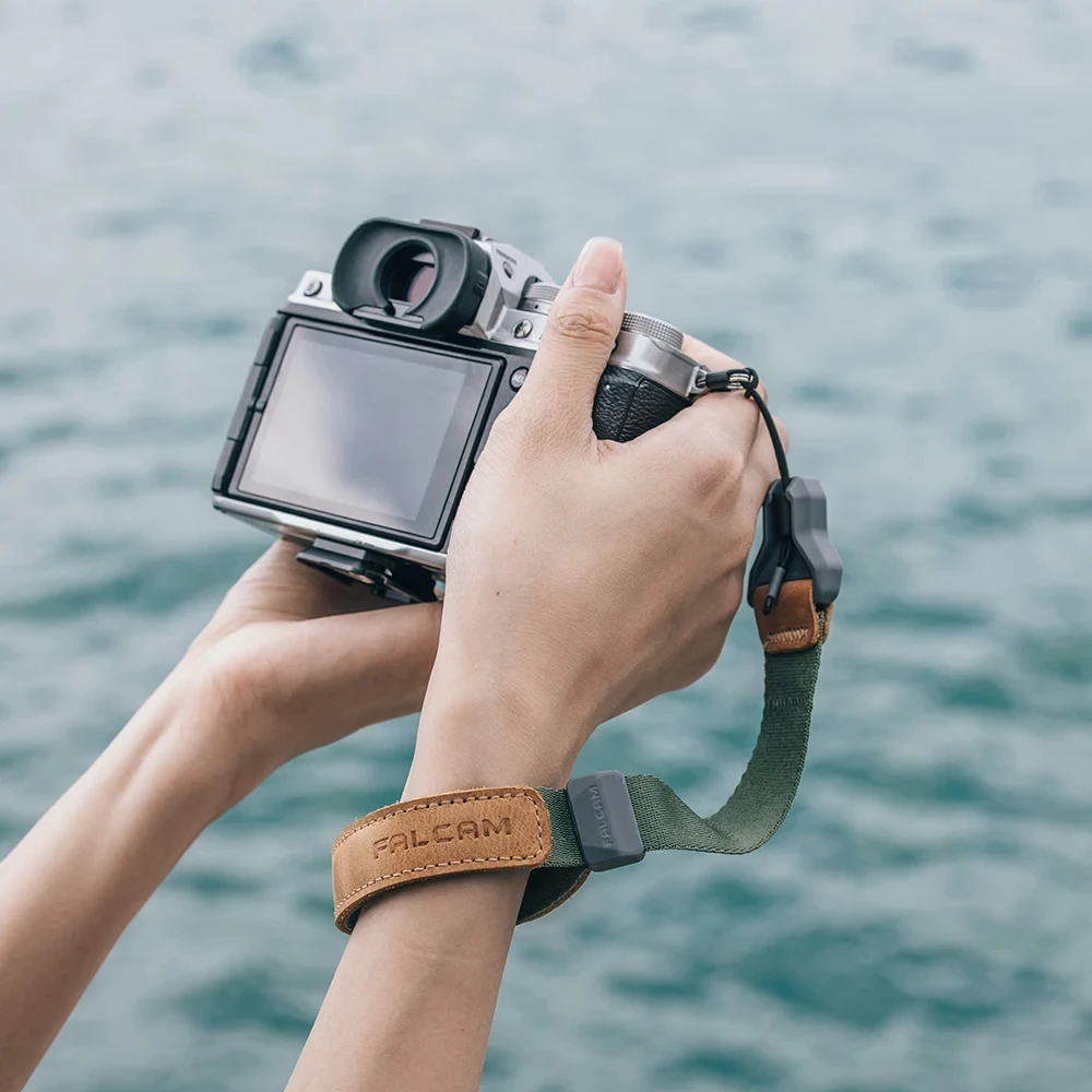 Ulanzi سريعة المغناطيسي مشبك المعصم حزام ، لينة العالمي كاميرا اليد حزام ، Falcam Maglink ، كانون ، سوني ، كانون