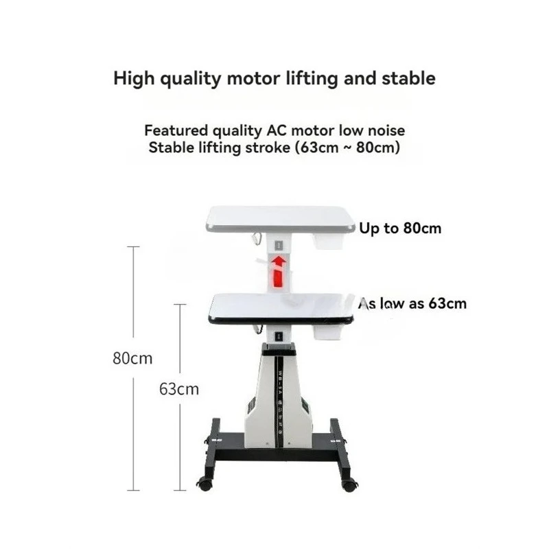 Optometry Elevating Table Computer Lifting Platform 3A Electric Workbench Optometry Platform Lifting Table 110V/220V