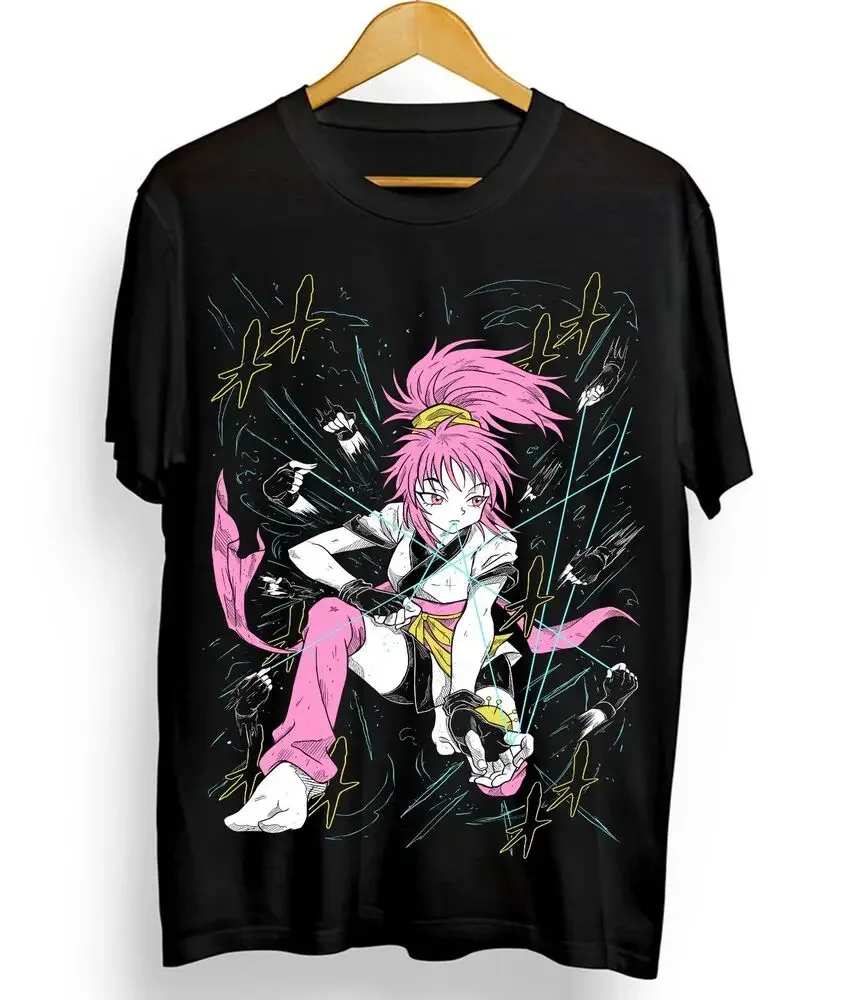 Machi Komachine T-Shirt Hunter X Hunter Hisoka Gon Killua Black Shirt All Size