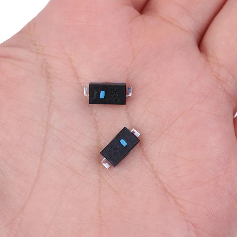 Microinterruptor de ratón mecánico, 2 piezas, SMD Blue dot, Mini interruptor para cualquier lugar/MX/Logitech M905 G903 G900 G603 G502 GPW