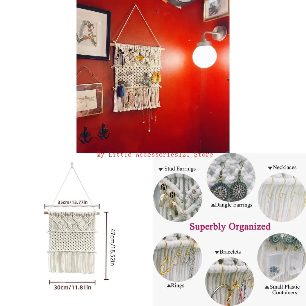 

Jewelry Display Holder Decorative Tapestry for Necklaces Bracelets