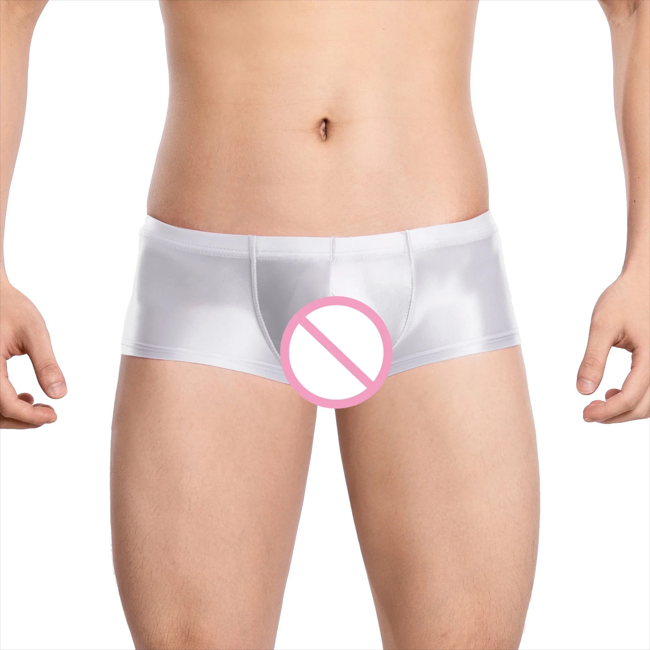 طبل طويل على شكل القضيب جيب تصميم المثيرة سراويل بوكسر مثير الفيل جذع مرونة شفافة مثلي الجنس الملابس الداخلية الرجال ملخصات المنزل #4