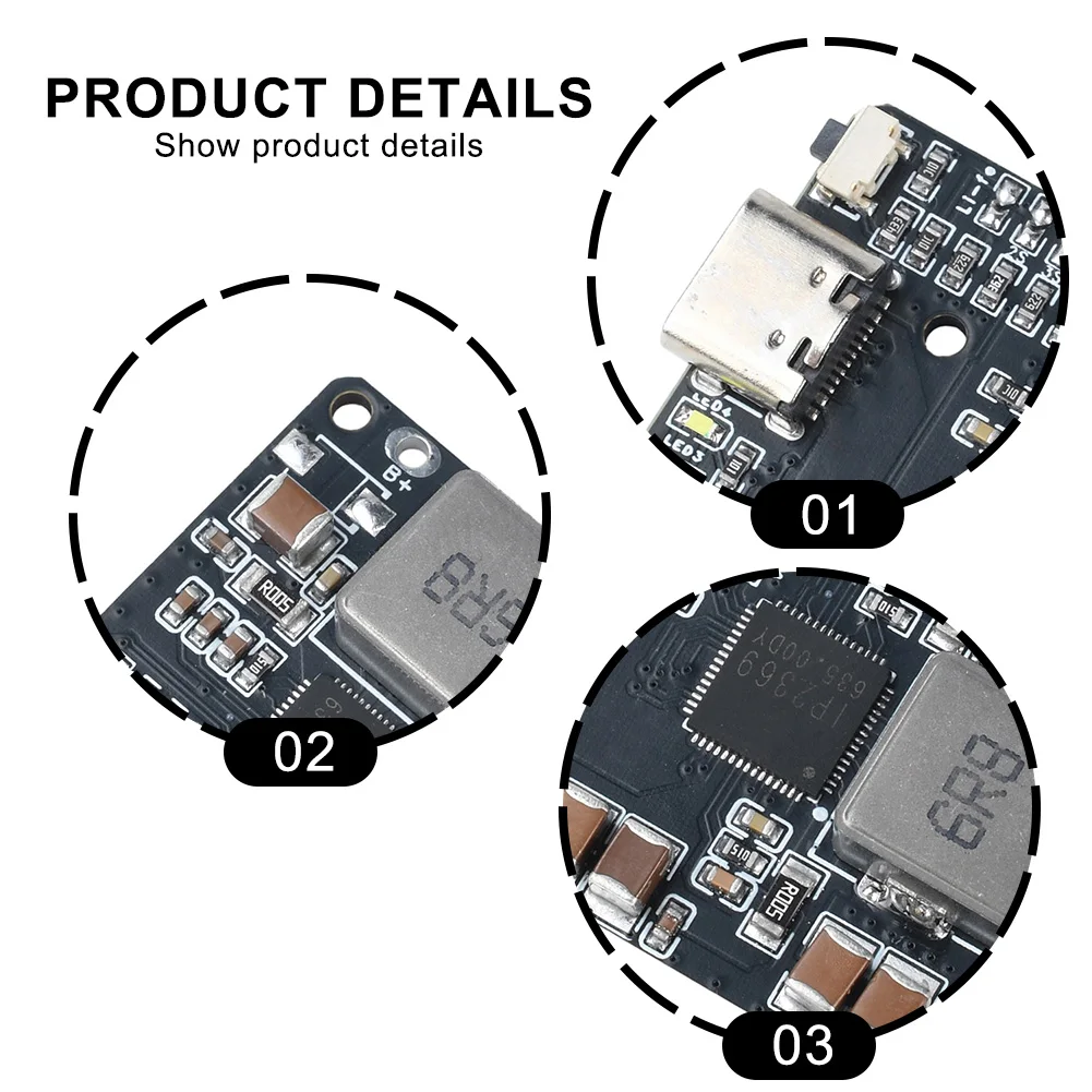 

1 шт. IP2369 2~6S 45W Модуль зарядки/разрядки литиевых аккумуляторов с защитой, запчасти и аксессуары для зарядных устройств