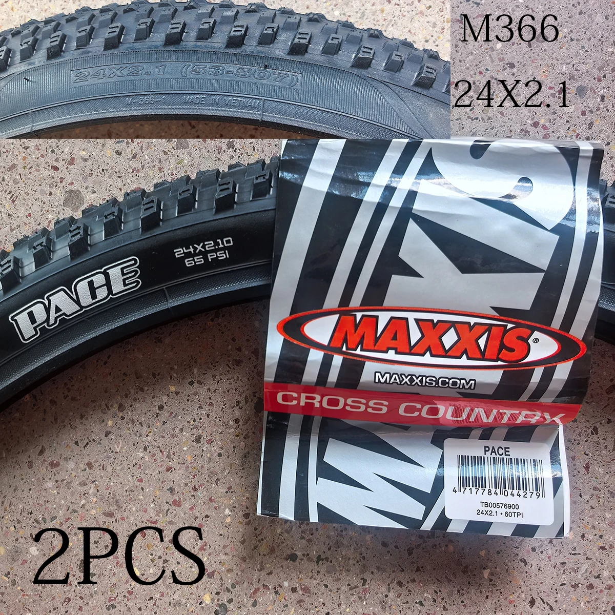 2 stuks MAXXIS 26 Fietsband M366 M333 26*2.1 27.5*1.95 MTB Mountainbikeband 26*1.95 27.5*2.1 29*2.1 Pace Staaldraadband