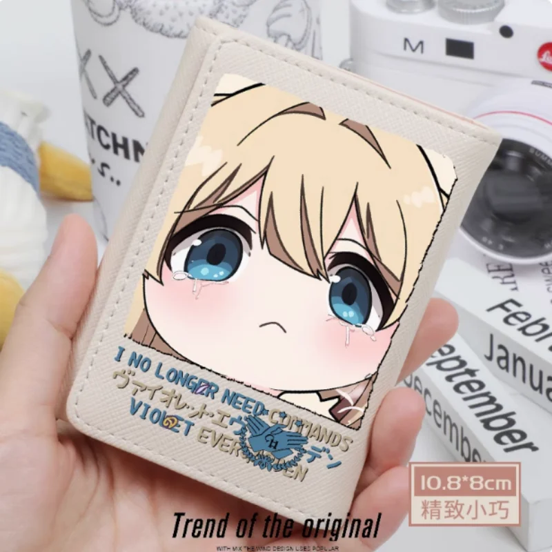 

Anime Violet Evergarden Fashion Wallet PU Purse Card Coin Hasp Money Bag Cosplay Gift B2176