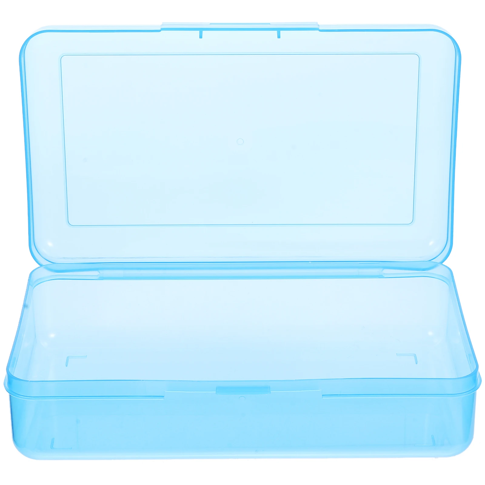 

Transparent Plastic Pencil Box Large Capacity Portable Pen Case Stationery Storage Organizer for School and Office