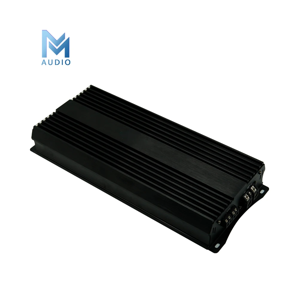 Sistema de altavoces de Audio para coche, procesador de Audio Dsp de 1500W, 1 canal, 14,4 v, OEM/ODM Clase D Mono Block, venta al por mayor de fabricantes