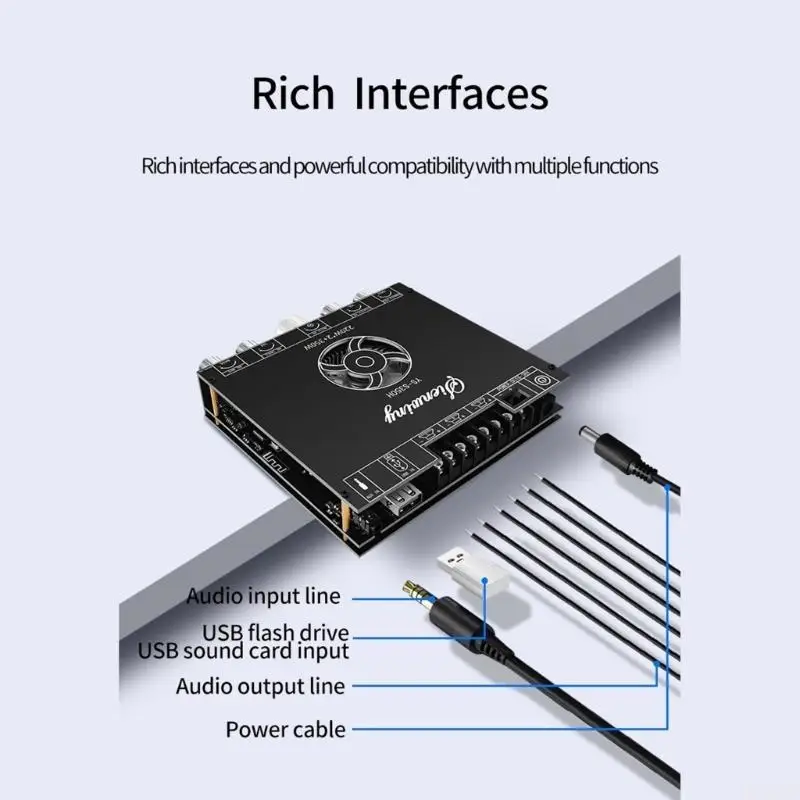 B03F YS-S350H TPA3251 2.1CH BT5.1 HighPerformance Power Amplifier Board 20hz-20khz view 2