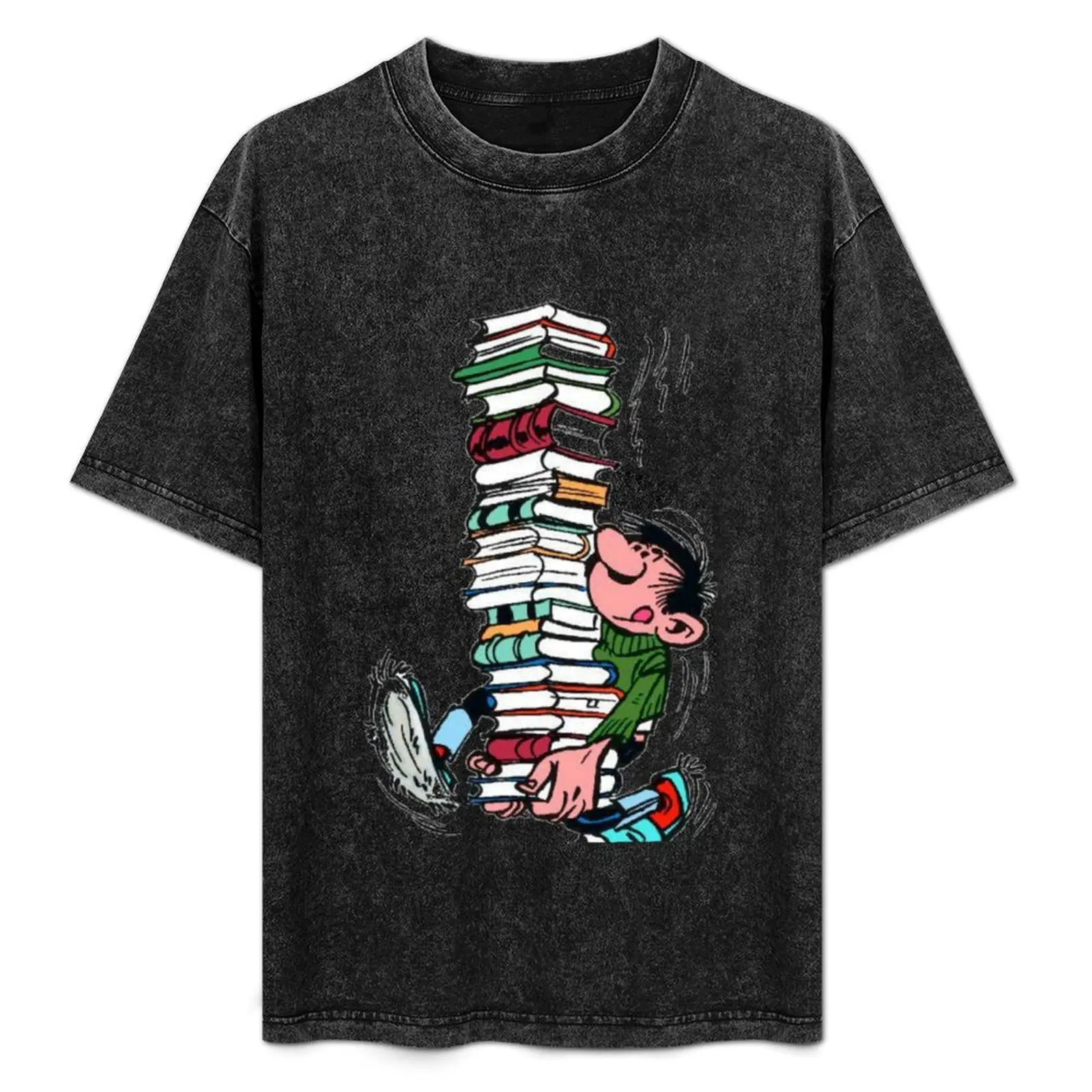 

Gaston Lagaffeessentiel T-Shirt Basic Solid Tee for Daily Use