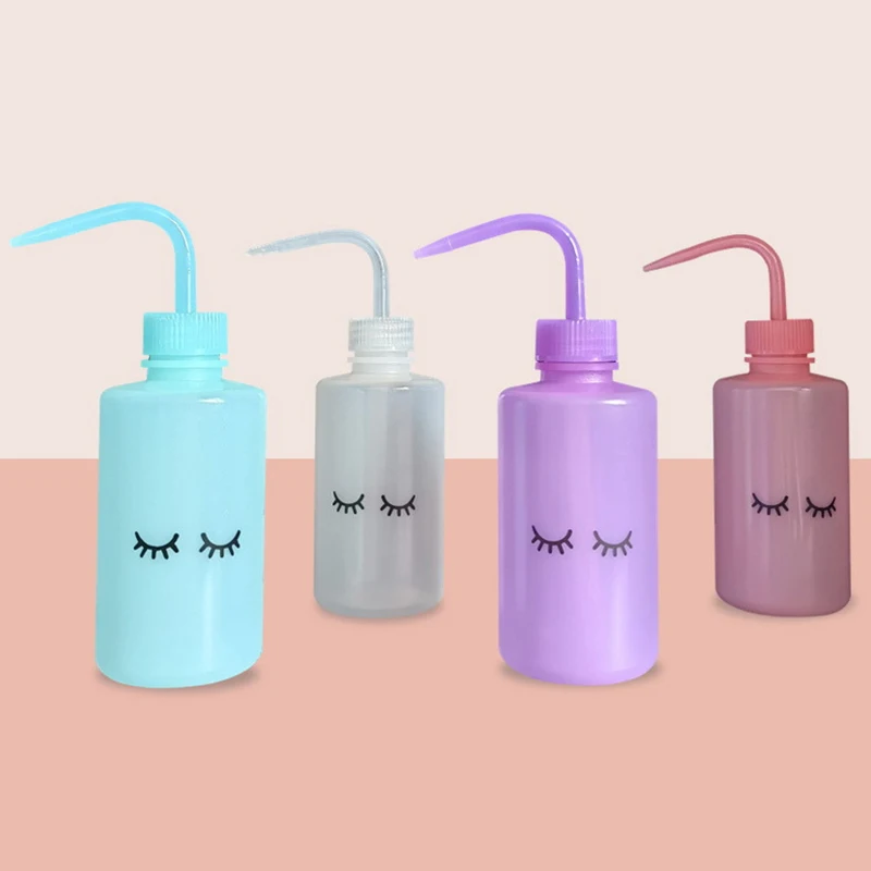 1PC 250ml Water Squirt Bottle Safety Rinse Bottle Watering Tools Plastic Squeeze Washing Bottle For Eyelash Extension Tattoo