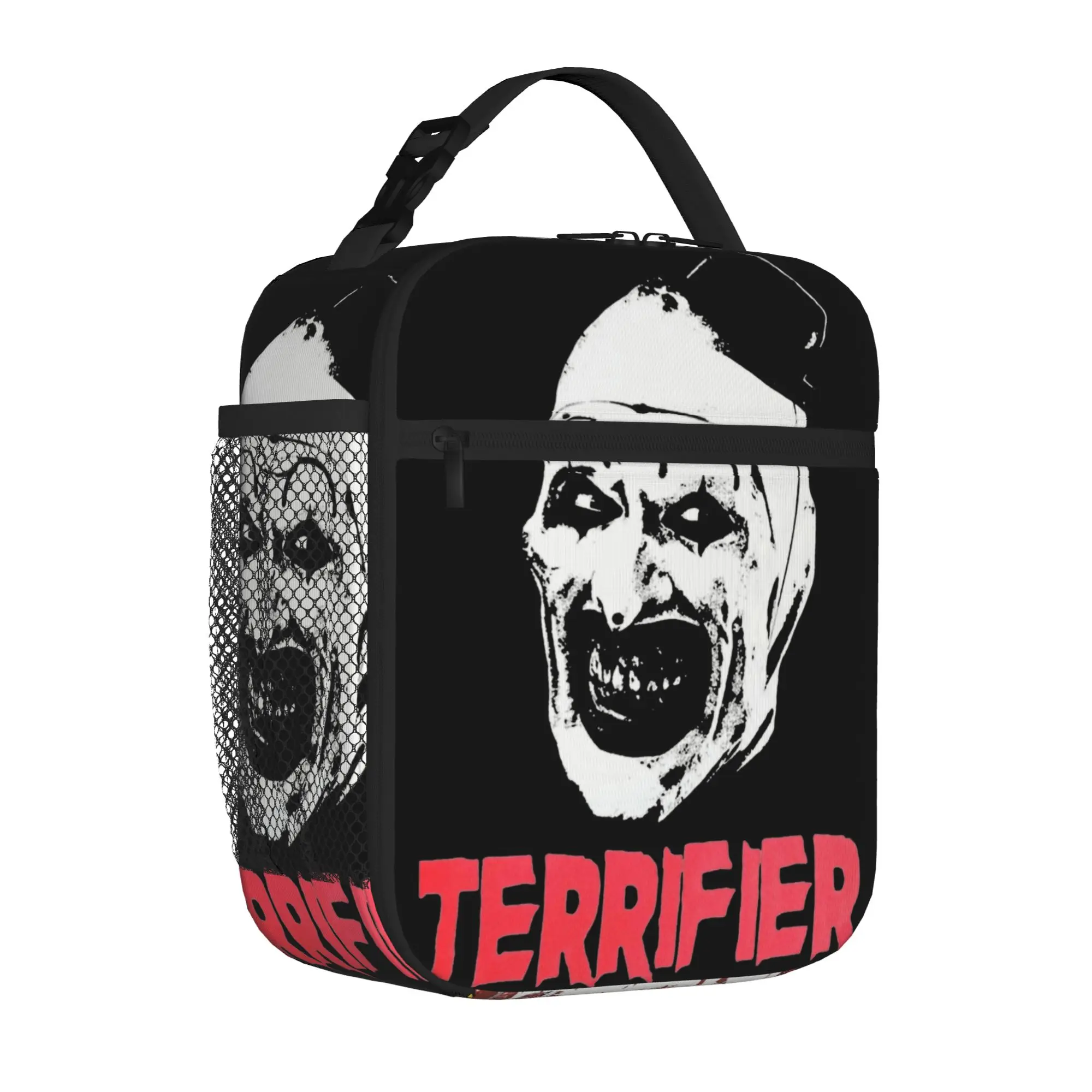Terrifiers Horror Halloween Thermal Insulated Lunch Bags for School  Reusable Food Bag Container Thermal Cooler Food Box