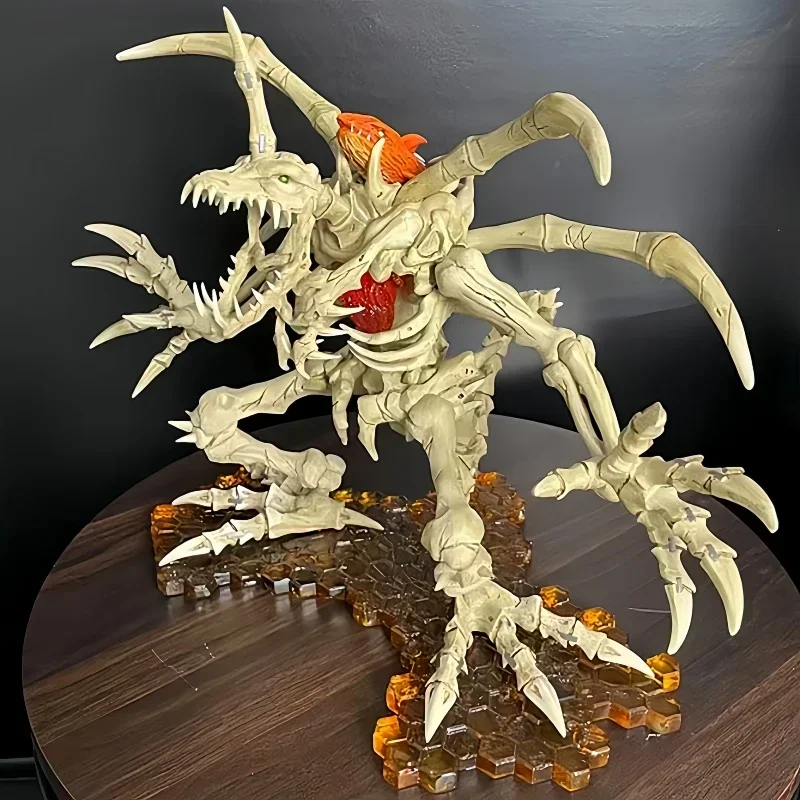 26cm Digimon Adventure Skull Greymon Anime Figure Variation Metal War Manga Statue Model Pvc Action Figurine Collection Toy Gift