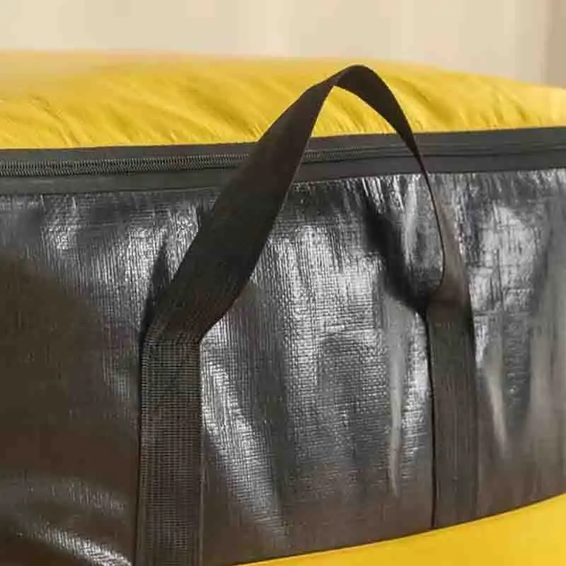 Thickened Eco-friendly Large Capacity Luggage Bag Waterproof Woven Bag Transfer Storage Wear-resistant Bag Foldable Moving Bag