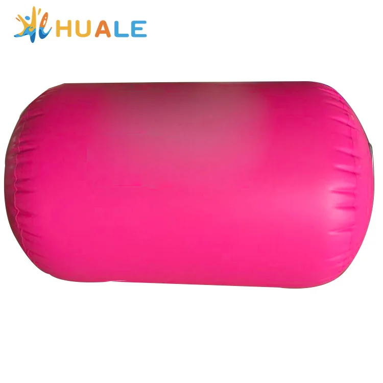 High Quality Portable Waterproof PVC Inflatable Air Track Roller Barrel For Gymnastics Yoga Tumbling Amusement Training