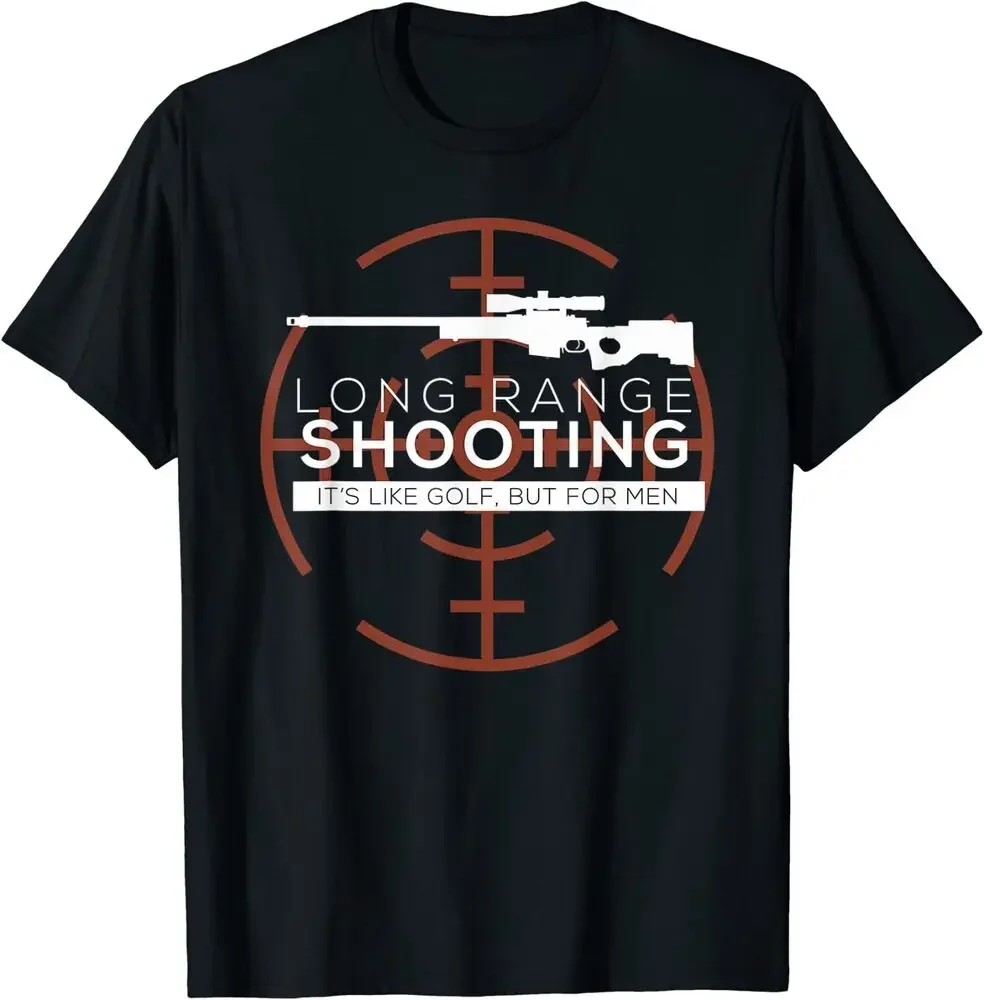 Long Range Shooting Vintage Marksman Shooter Gun Enthusiast T-Shirt Y2K tops Unisex Summer Short Sleeve