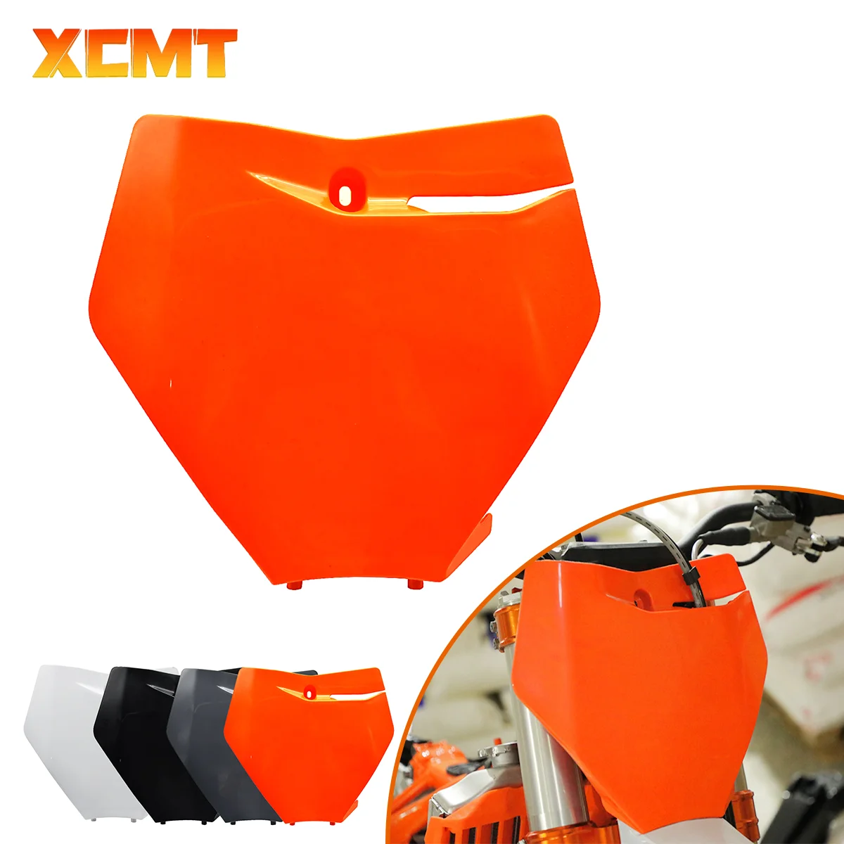 For KTM Front Number Plate Plastic Cover SX SX-F XC XC-F 125-450 2016-2017 Motocross Enduro Dirt Pit Bike Accessories