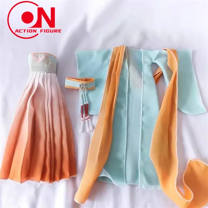 متوفر في المخزون مقاس 1/6 أنثى سلالة تانغ هانفو الملابس الصينية القديمة نموذج صالح 12 بوصة الجندي عمل الشكل دمى الجسم #4