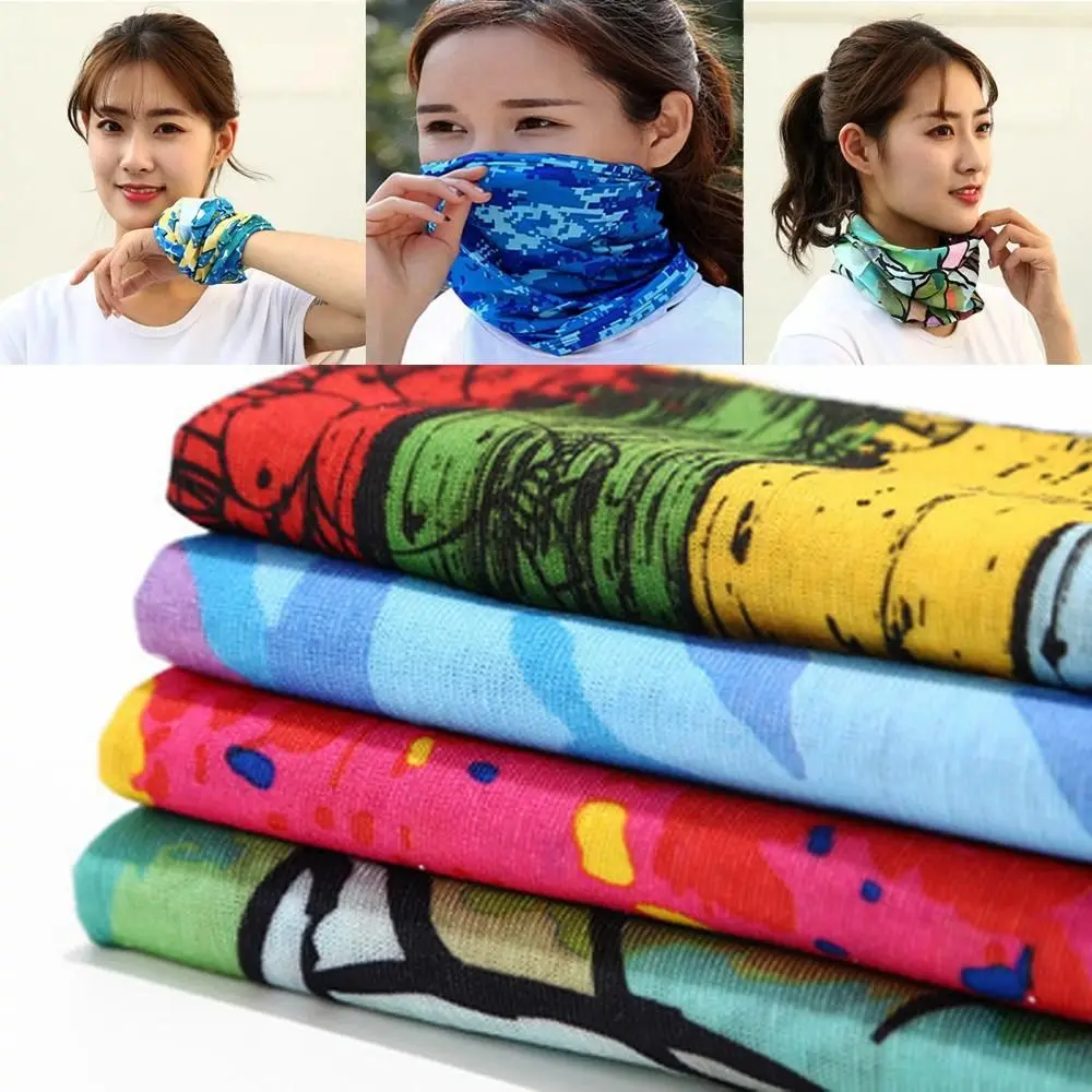 Hot Sale Bandana UV Protection Magic Neck Scarf Ski Fishing Headwear Windproof Headband Printing Cycling Scarfs
