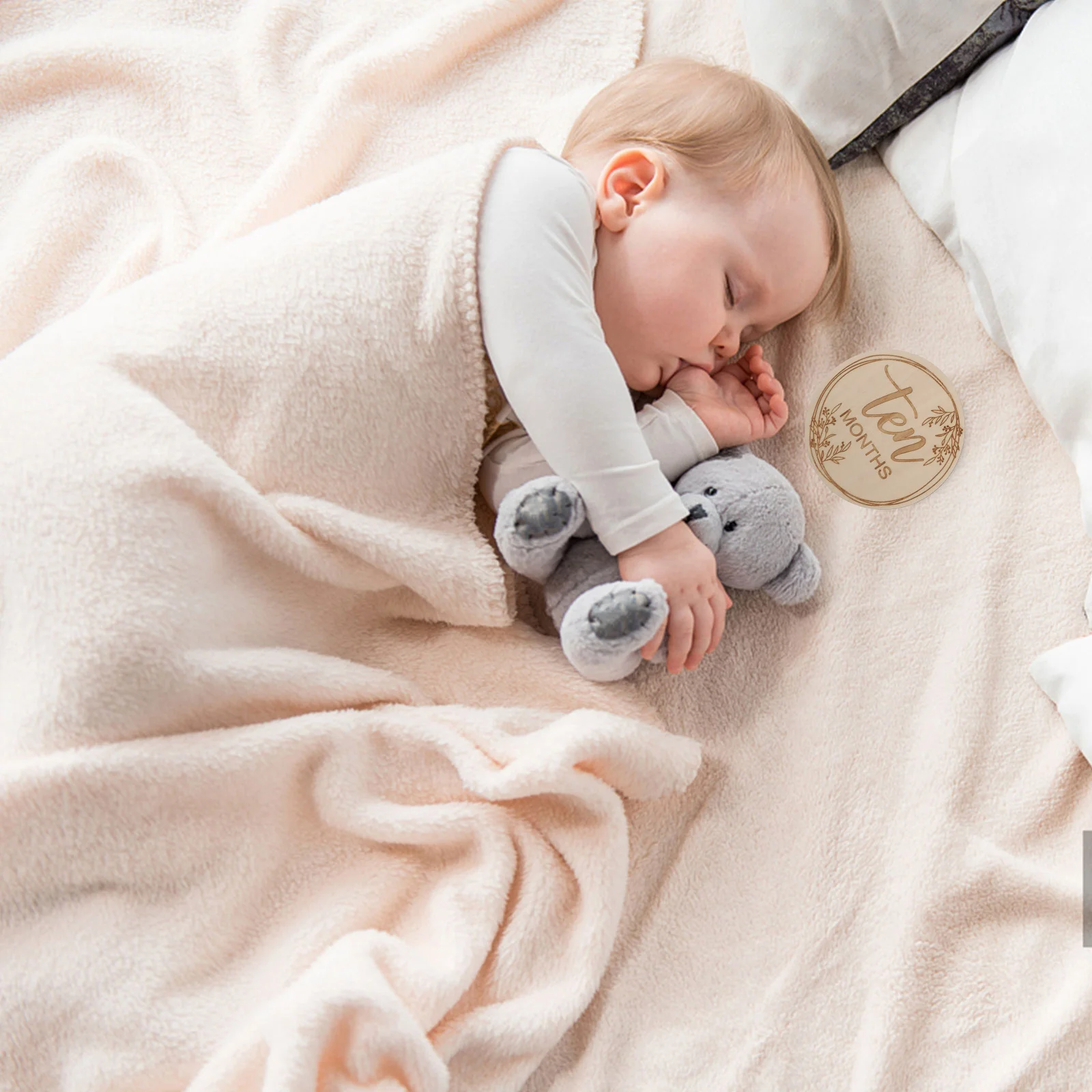 1 комплект детских ежемесячных открыток, деревянные памятные креативные дизайнерские легкие удобные подарки для переноски, ежемесячные открытки, реквизит для фотосъемки