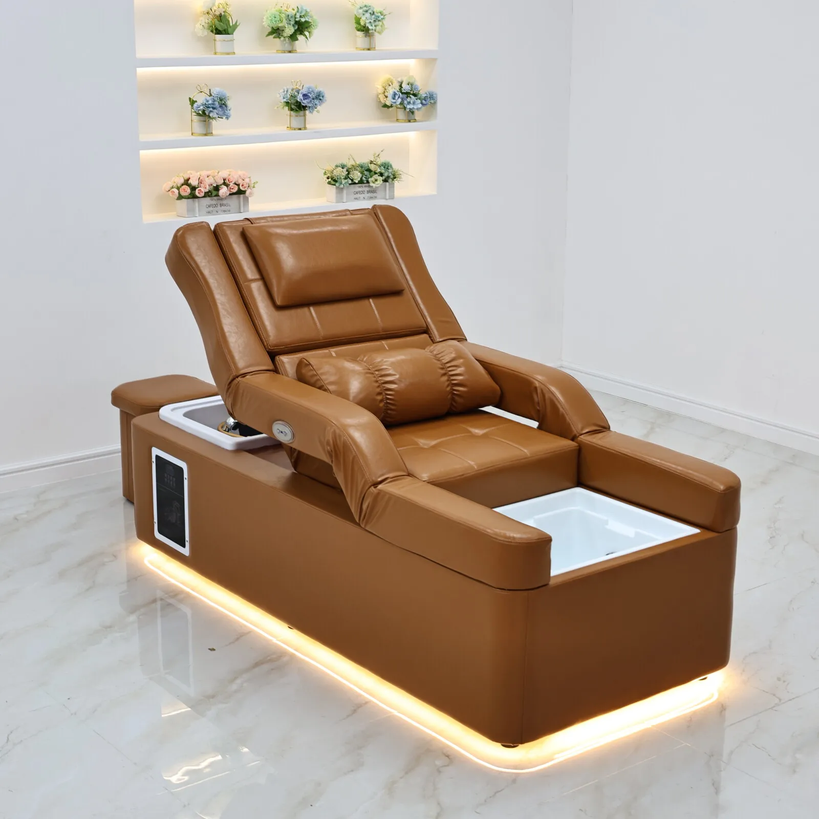 Head Spa Salon Store Business Growth Advisor Commercial Furniture Shampoo Bed Massage Table Factory Direct Customization for You