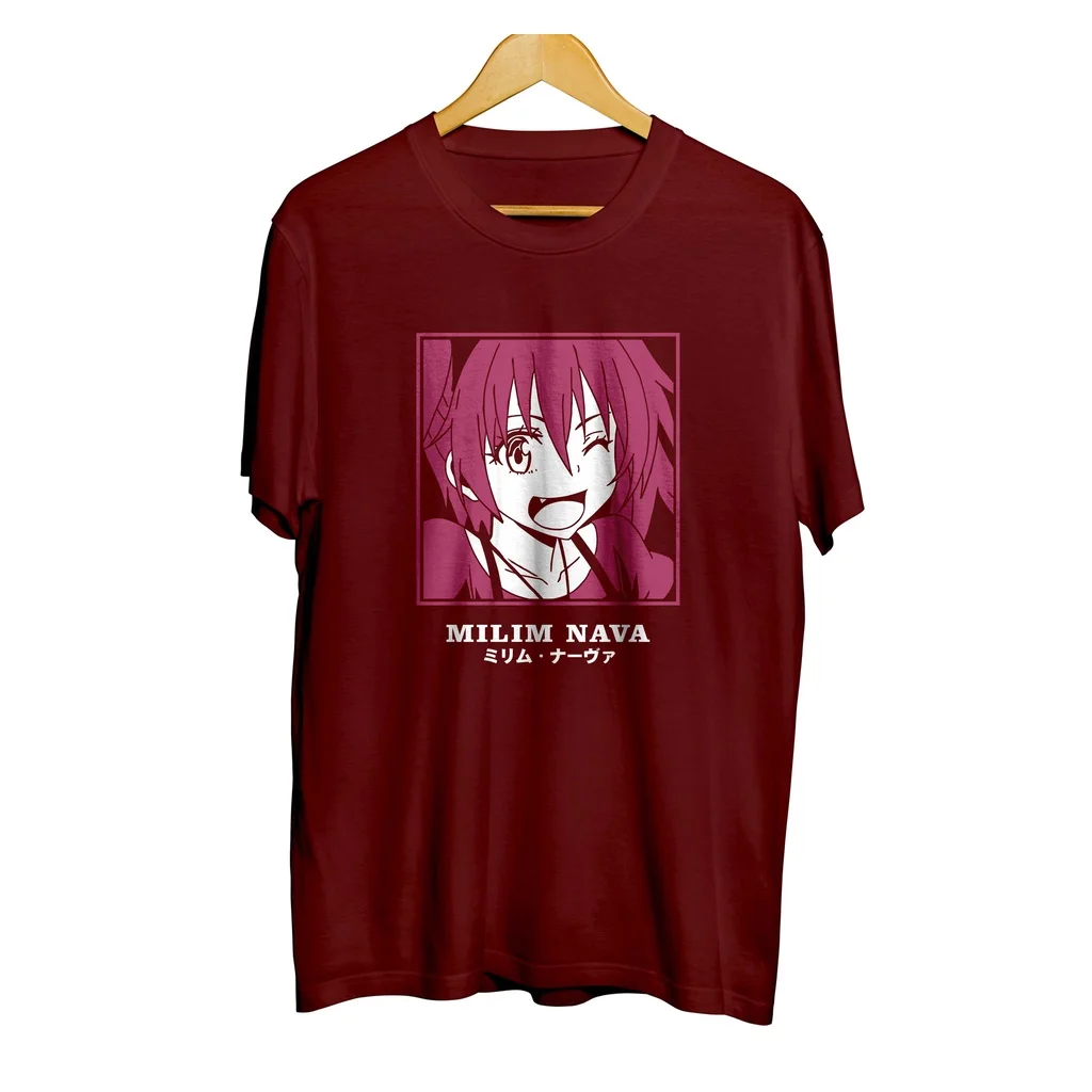 T-shirt distro anime MILIM NAVA - TENSEI SHITARA SLIME DATTA KEN 100% cotton combed 30s image 6