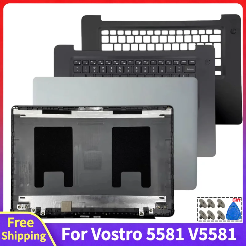 For Vostro 5581 V5581 New Replace Laptop Screen LCD Back Cover Rear Lid Top Case Front Bezel Palmrest Computer Accessories Parts