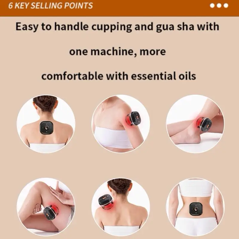 حار بيع الكهربائية فراغ تدليك الحجامة آلة الذكية غوا شا مدلك