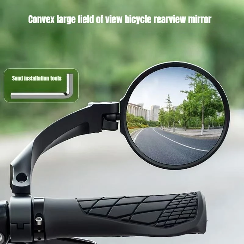 AliExpress NONE Bicycle Rear View Mirror HD Motorcycle Scooter MTB Handlebar Rearview Mirror 360° Adjustable Cycling Bike Accessories