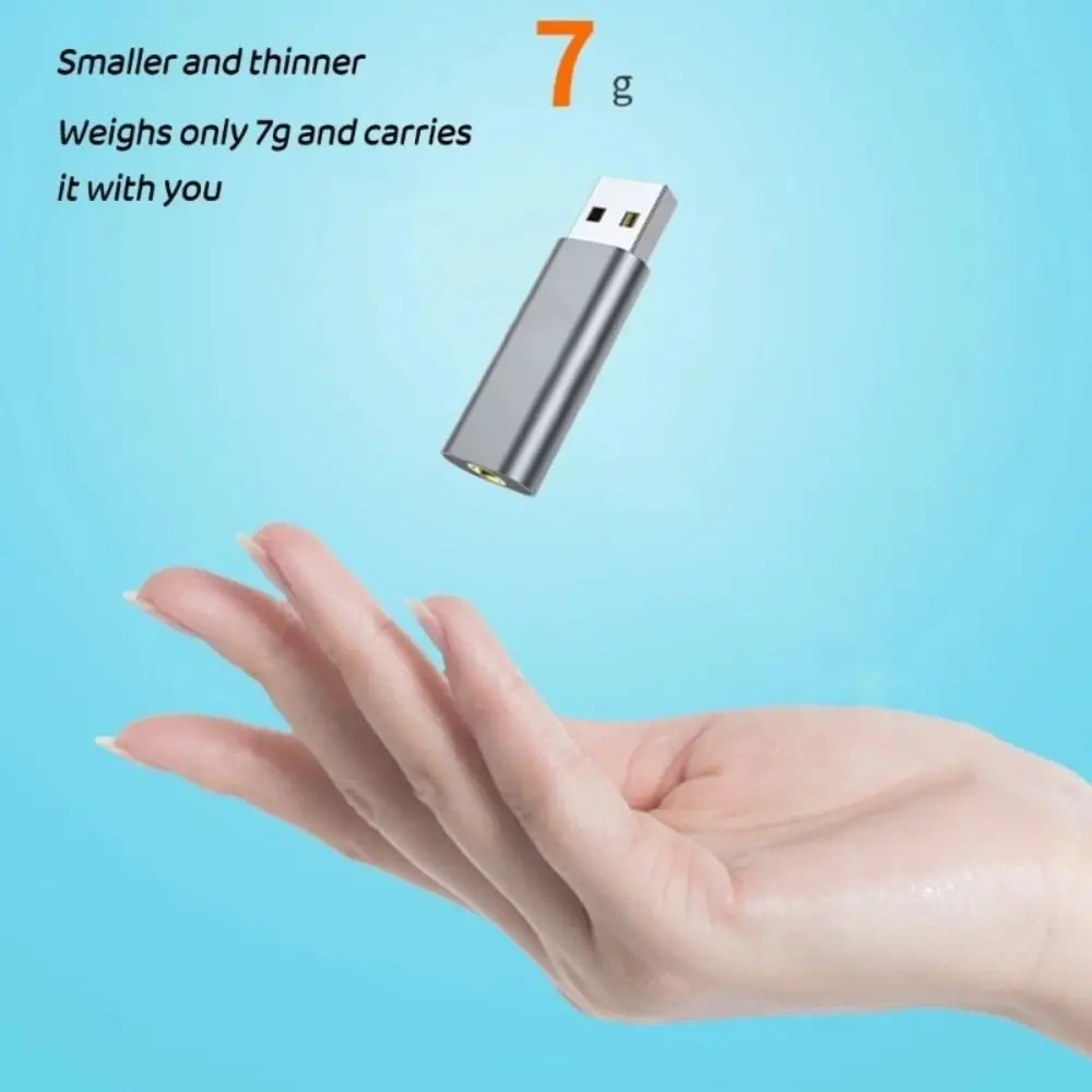 

USB To 3.5mm Headphone 3.5mm Adapter 2 in 1 Audio Earphone Jack Adapter External Stereo-Sound Portable Wired Headset Converter