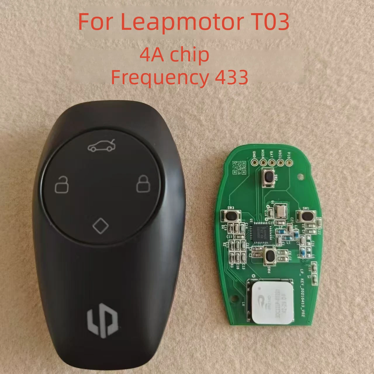 Applicable for Leapmotor T03 2022-2025 Car Key Remote Key Car Accessories
