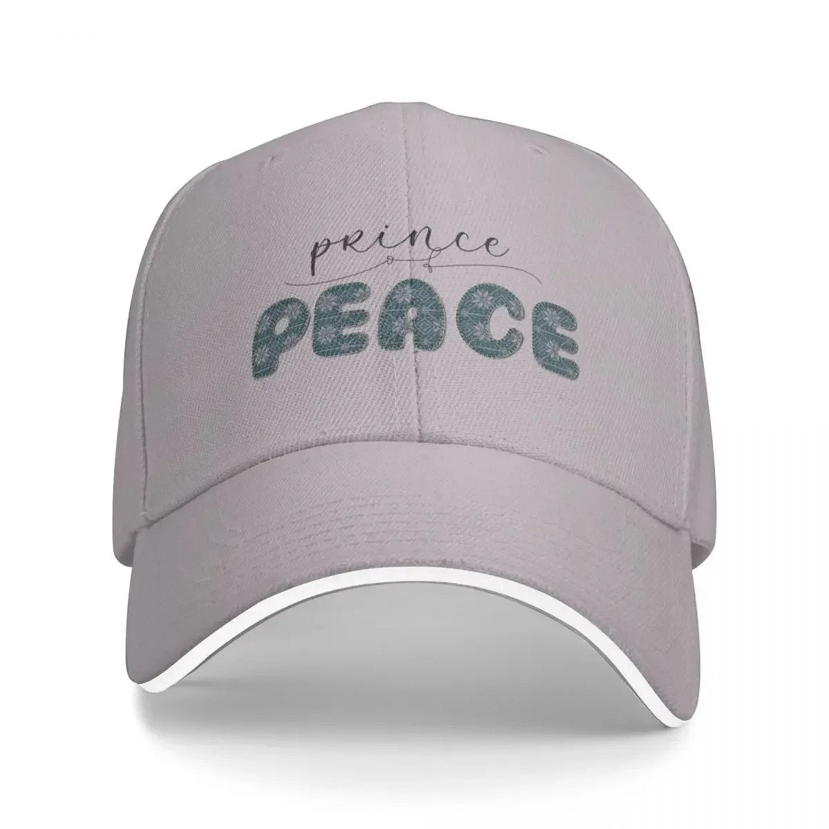 

Prince of Peace lettering design Cap Baseball Cap Rugby Big size hat new in hat cap woman Men's