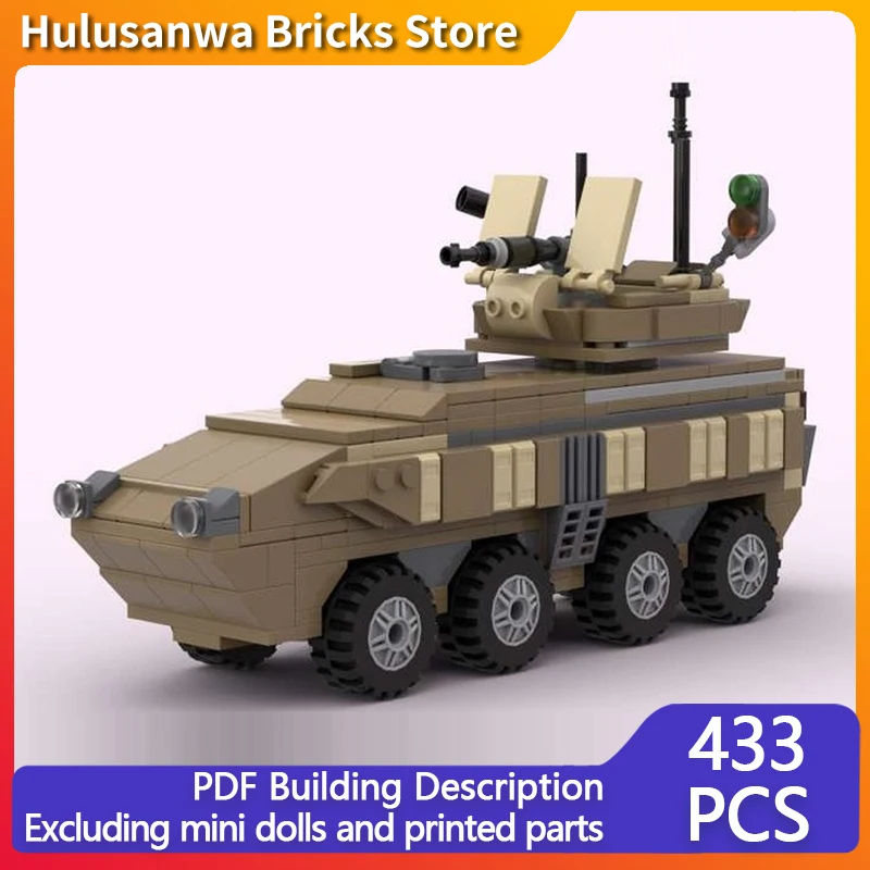 المشاة القتال نموذج مركبة MOC قوالب بناء معدات الحرب وحدات التكنولوجيا الهدايا عطلة تجميع ألعاب أطفال البدلة