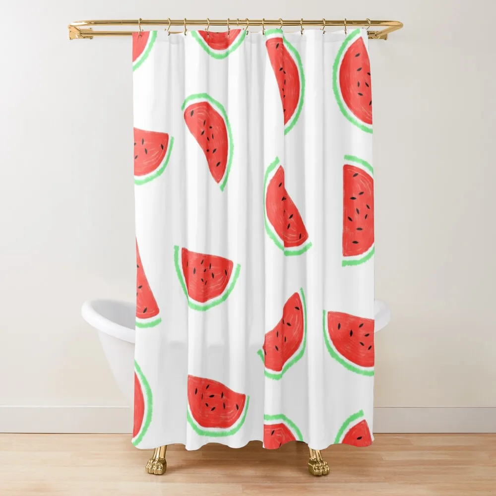 

Watermellon Shower Curtain Window Waterproof Shower Modern Bathroom Accessories Curtain