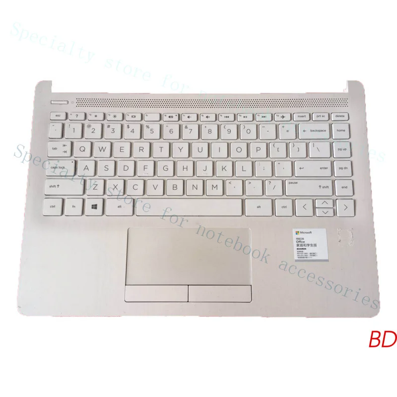 

A+ 1PC L24820-001 C Shell Palmrest Panel w/ KB FOR HP 14-CF 14-DK 14S-CR 14S-DP