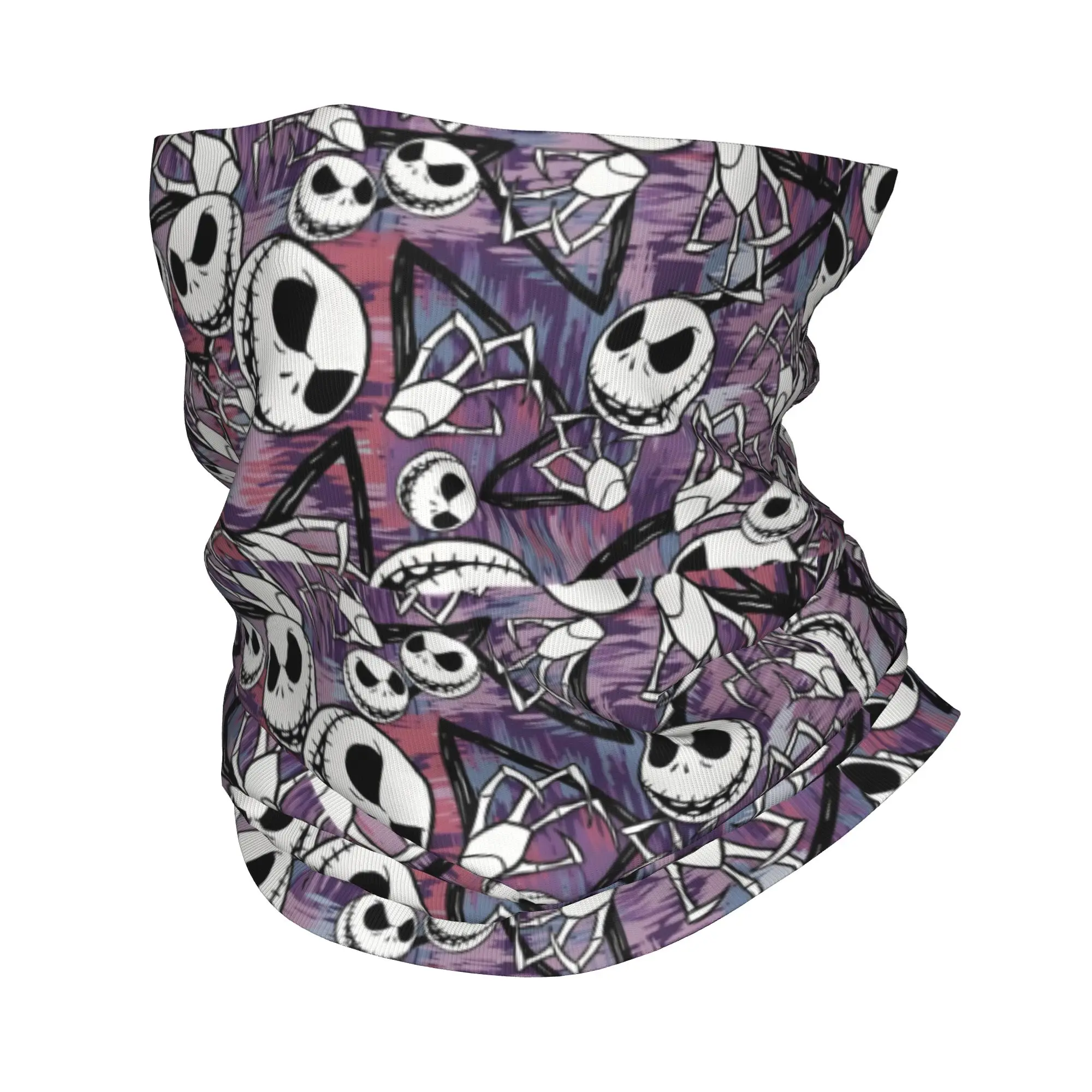 

Custom The N-Nightmares B-Befores C-Christmas Bandana Neck Gaiter Windproof Face Scarf Cover Headwear Tube Balaclava