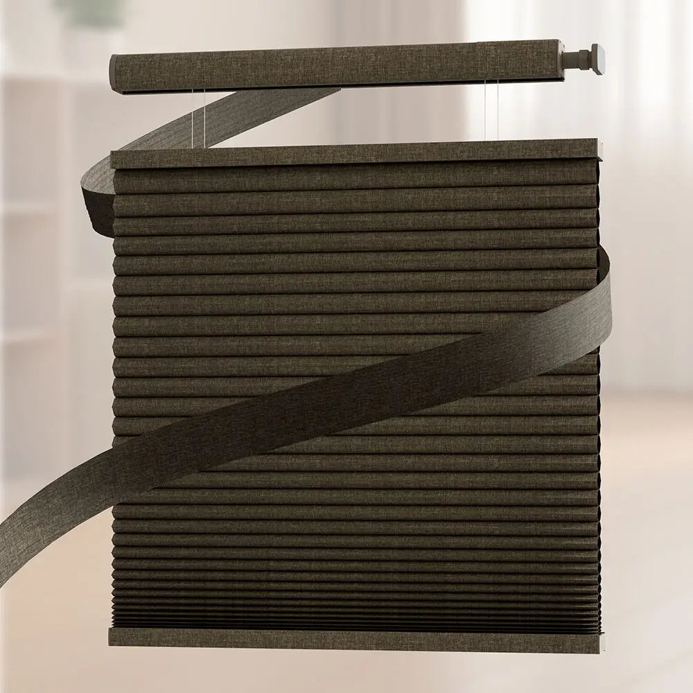 Cordless Design Blackout UV Privacy Protection No Drill Easy Install Top Down Bottom Up Honeycomb Blinds For Living Room
