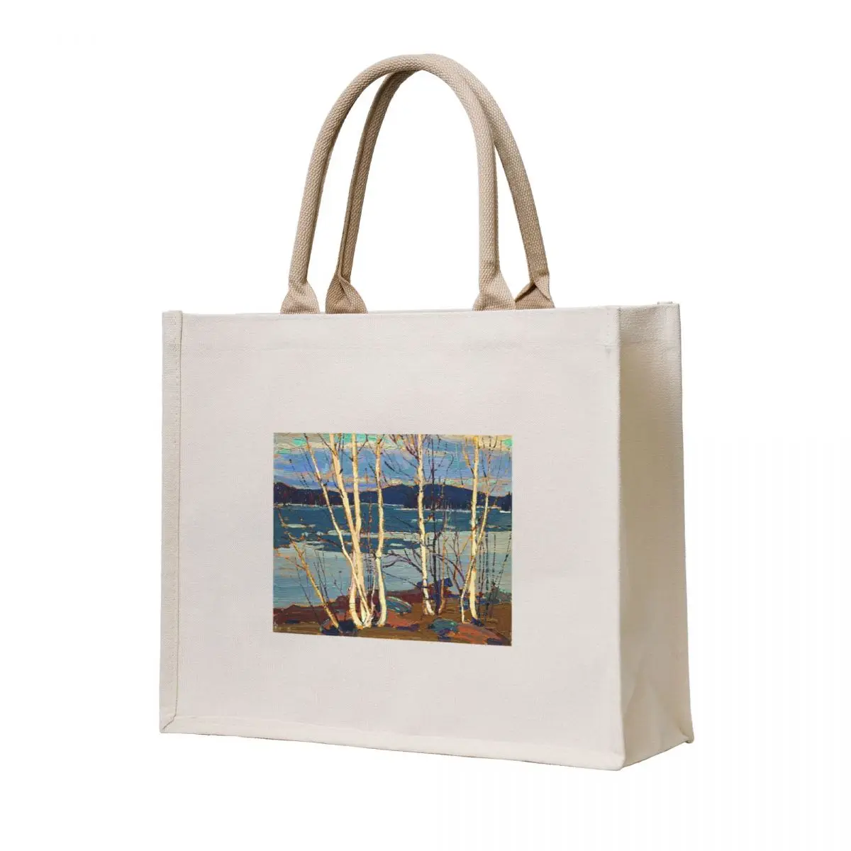 

Spring, Algonquin Park (1917) by Tom Thomson. Tote Bag Women's handbag tote bag screen Woman shopper bag
