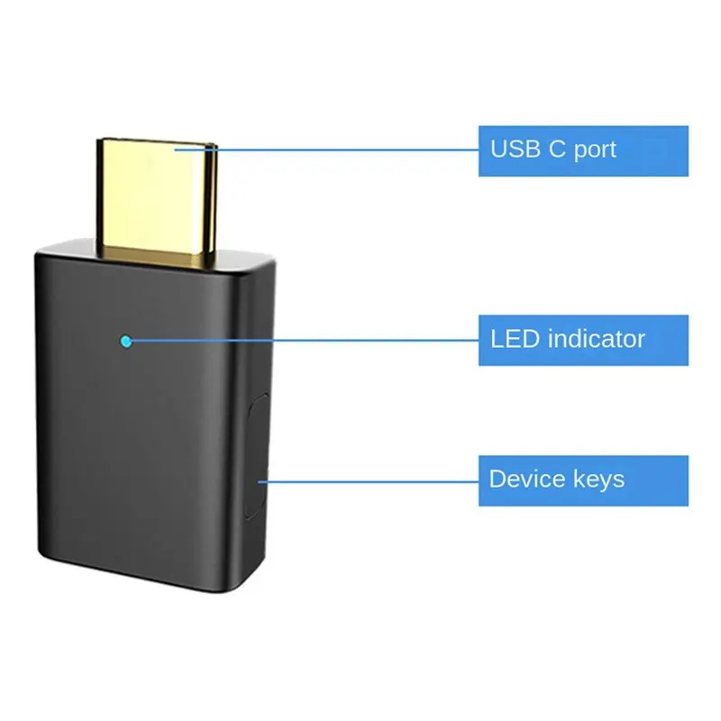 【DIGITAL GADGET】2X LE Audio LC3 Bluetooth5.4 Audio Transmitter Aptx-LL/HD Type-C Wireless Stereo Music Adapter With Auracast