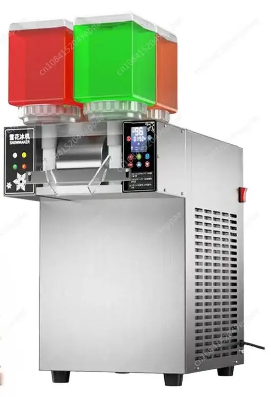 Deyotec 3 Seconds Output Snow Ice Machine 4 Flavors Ice Block Dessert Snow Ice Snowflake Making Machine Korean Bingsu Machine