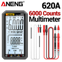ANENG 620A Smart Multimeter 6000 Counts Digital Transistor Testers True RMS Auto Electrical Capacitance Meter Temp Resistance