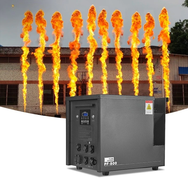 

Adjustable Angle Outdoor Rainproof Battery Spray 8-10m Stage Show Flame Thrower Dmx Dj Fire Flame Machine Stage
