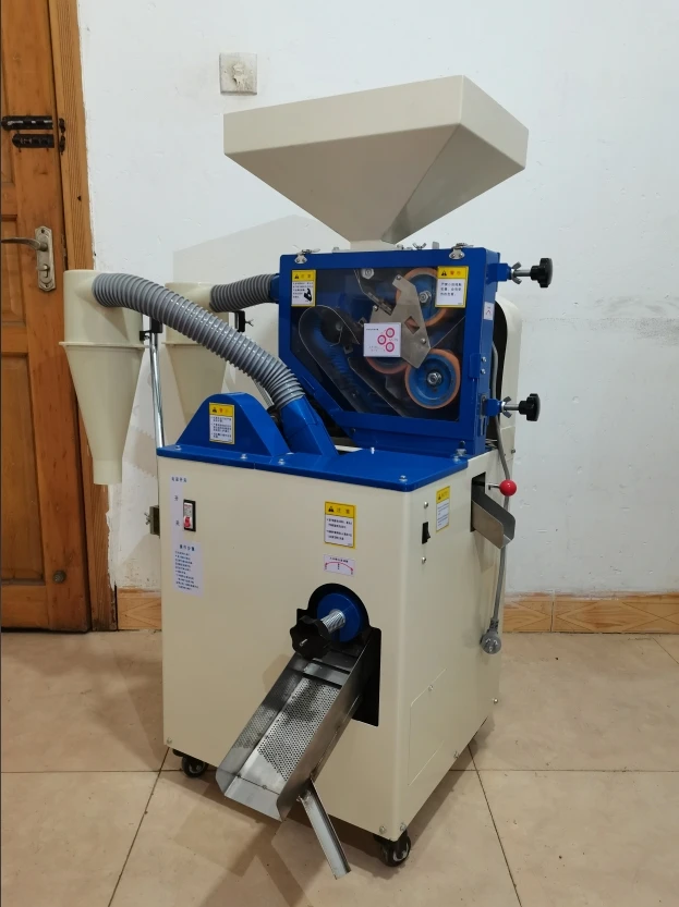 Effortless Rice Milling with Our Compact Mini Combined Rubber-Roller Mill Machine