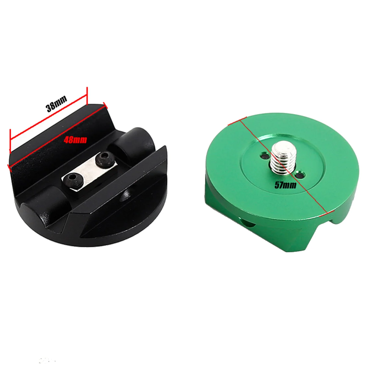 Supporti adattatori per telescopio durevoli per treppiede con testa a sfera Starfield Testa per fotocamera DSLR Accessori per telescopio astronomico Nero