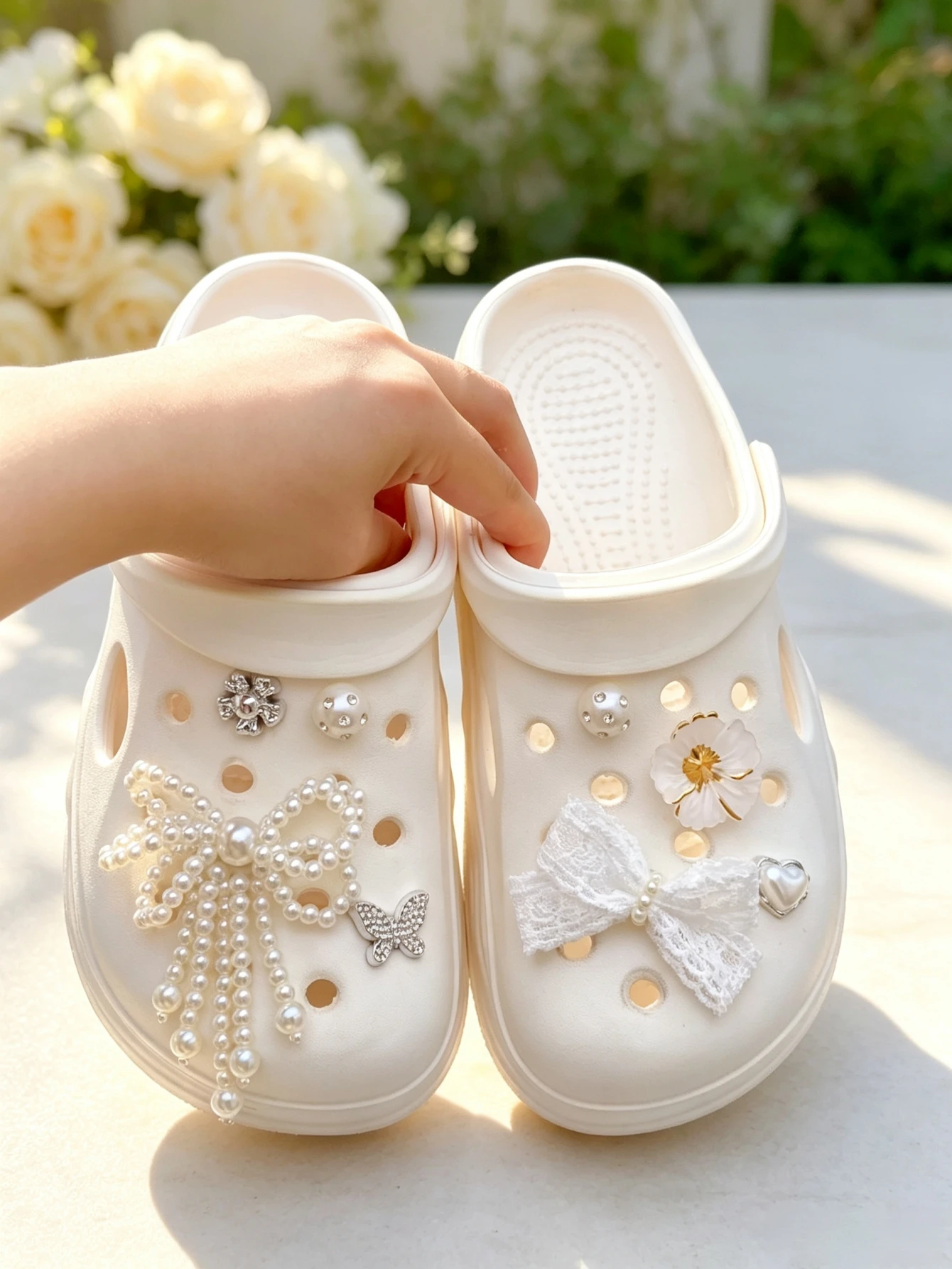 8-piece shoe decoration DIY casual shoe decoration - An interesting and versatile way to personalize your footwear