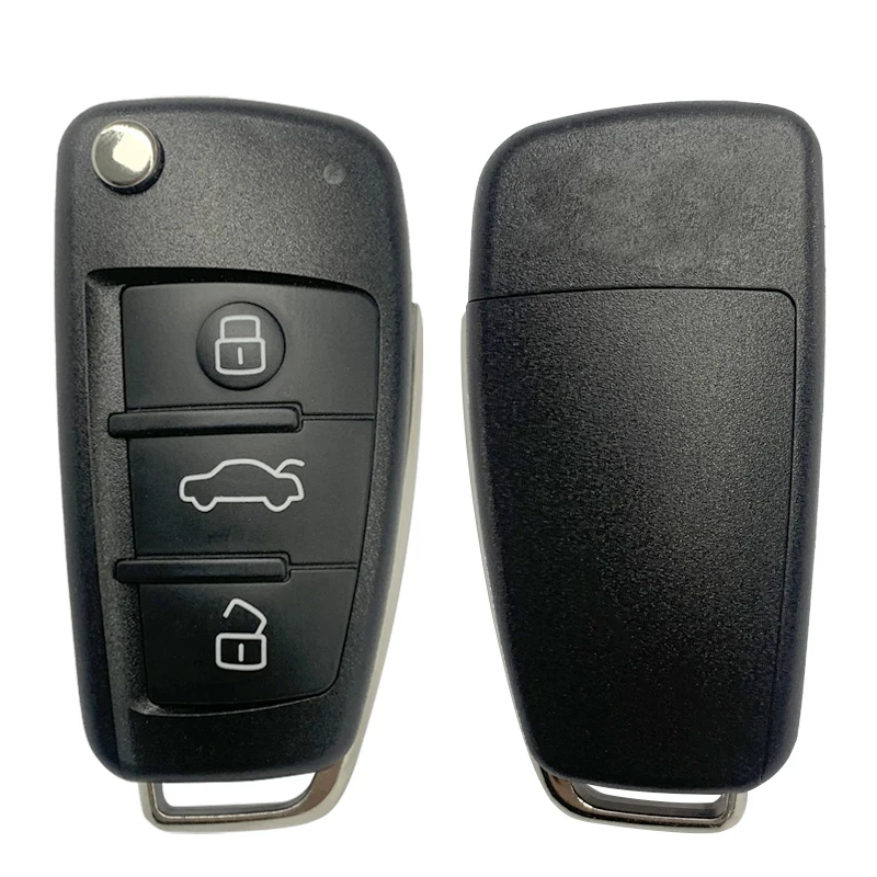 CN008099 3 Button Flip Remote Car Key For Audi A3 S3 2012-2017 315 MHz MQB 48Chip Keyless Go PN 8V0 837 220E / 8X0 837 220 F