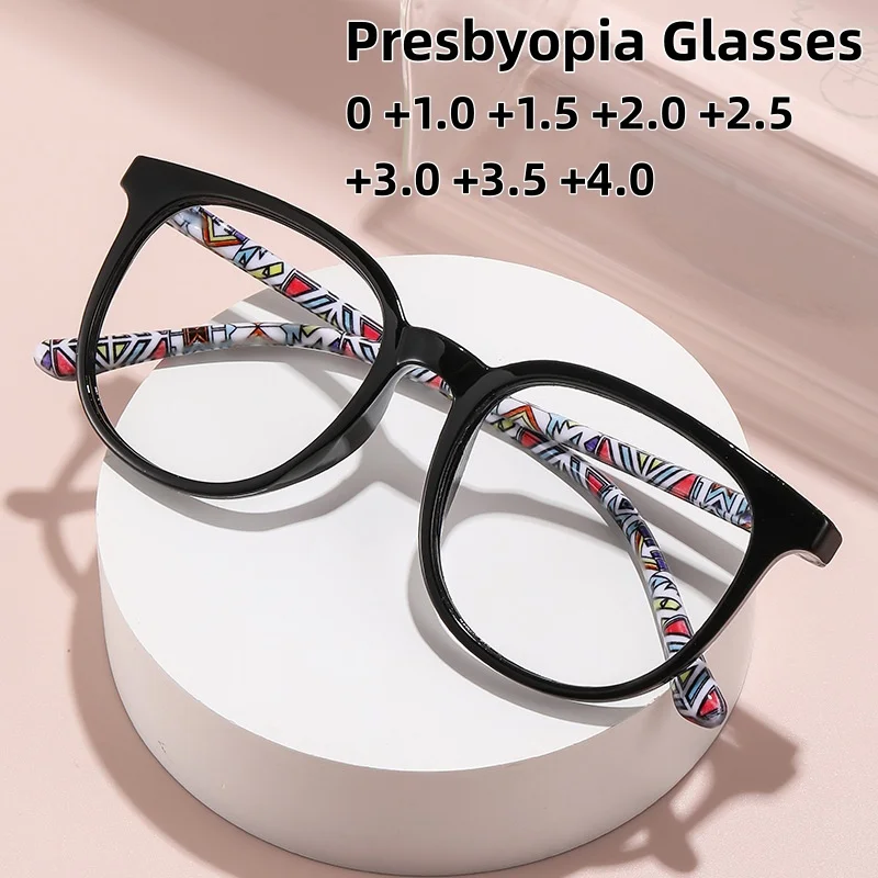 

Ultra Light Large Frame High-definition Presbyopia Glasses Men's and Women's Fashionable Square Anti Blue Light Glasses